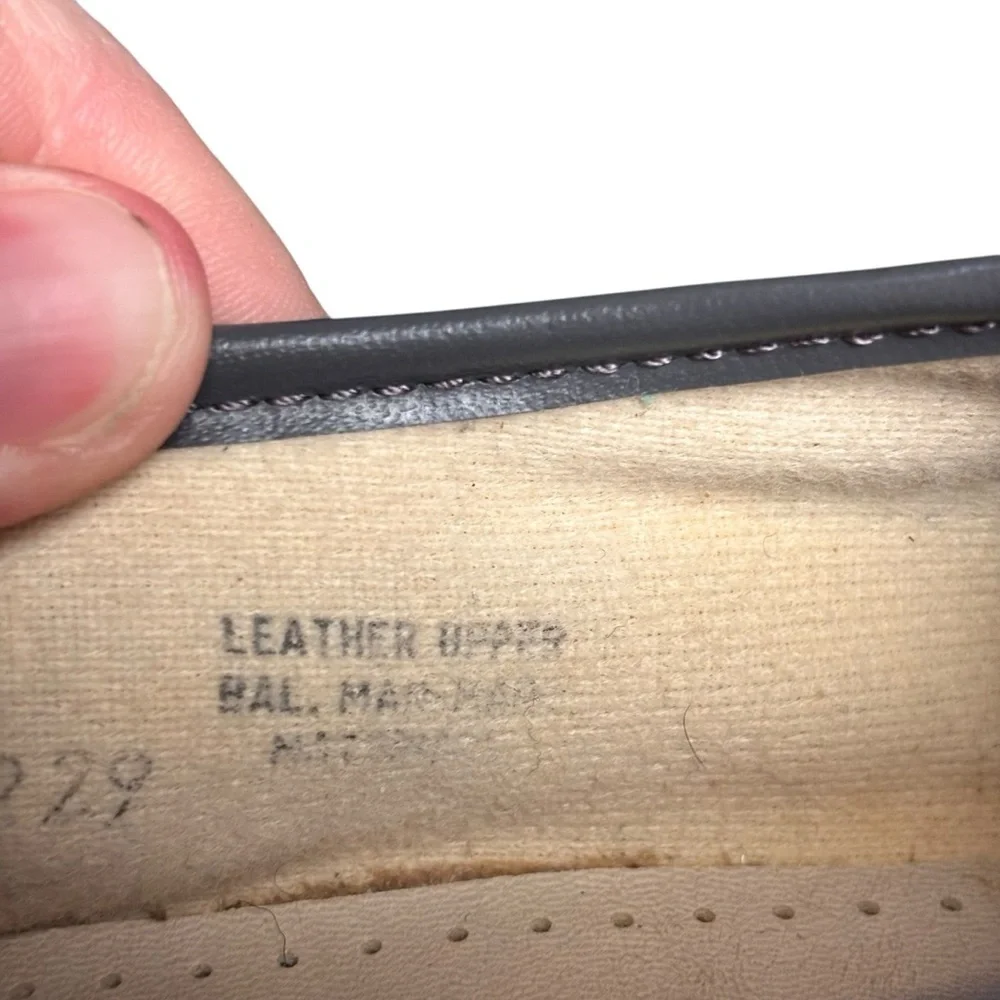 SAS (San Antonio Shoemakers) Tassel Leather Loafer Wedge Shoes in Gray – Sz 8.5M
